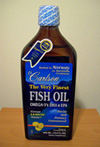 Bottle of Carlson Fish Oils