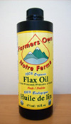 Organic flaxseed oil